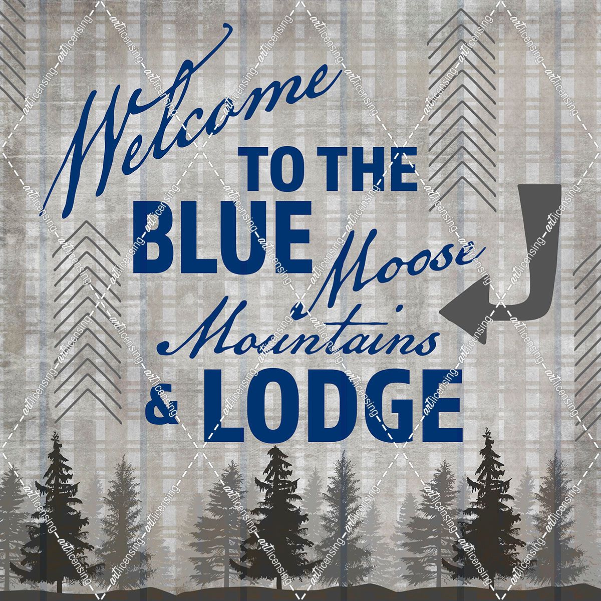 Blue Bear Lodge Sign 03