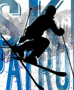 Extreme Skier Word Collage Patrol