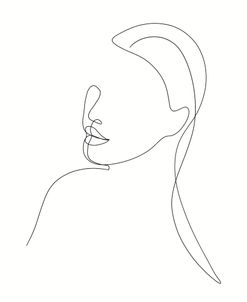 Line Lady Portrait 1