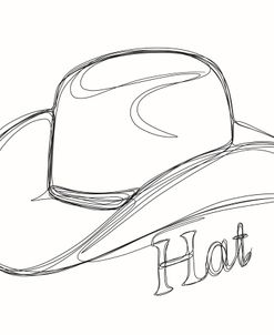 Line Cowboy Hat