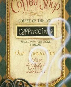 Coffee Shop Menu