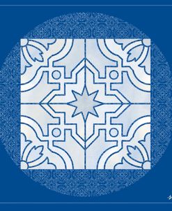 Blue and White Mosaic
