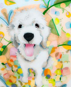 White Happy Pup