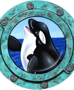 Orca Whale Porthole