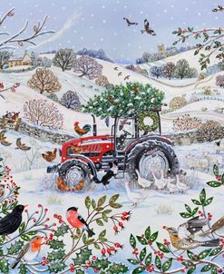 Farm Scene In Winter