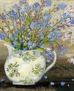 Forget-Me-Nots In A Vintage Jug