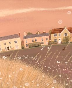 Row of Cottages, Evening Light