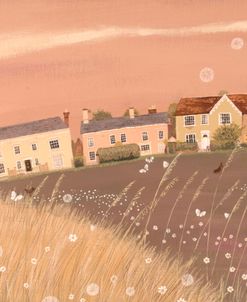 Row of Cottages, Evening Light