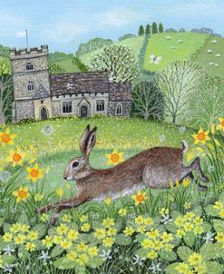 Hare and Primroses