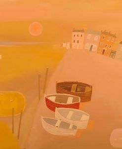Golden Beach at Sunset