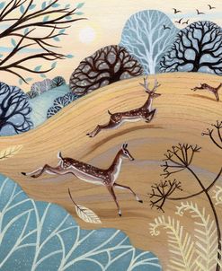 Running Deer and Rising Sun