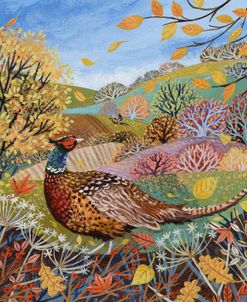 Falling Leaves And Pheasants