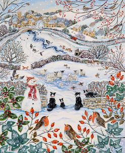 Snowy Village and Countryside