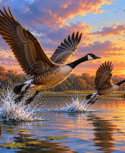 Sunset Flying