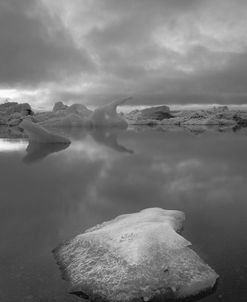 Icebergs 1 Vertical B&W