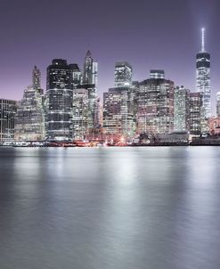 Manhattan Skyline Night