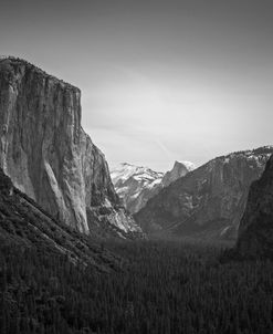 Tunnel View BW 2