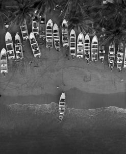 Fumarolas Boats BW