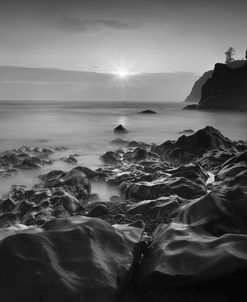 Sunset At Ruby Beach