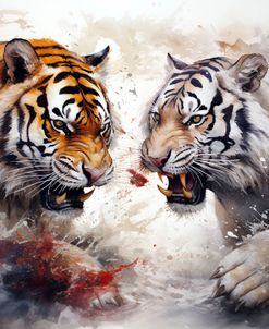 Wild Life Of Predators In Watercolor 10