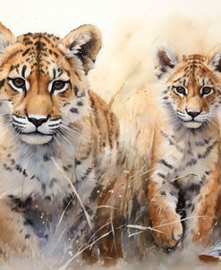 Wild Life Of Predators In Watercolor 4