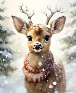Reindeer Christmas Snow (1)