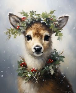 Reindeer Christmas Snow (2)