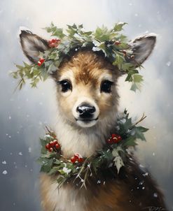Reindeer Christmas Snow (2)