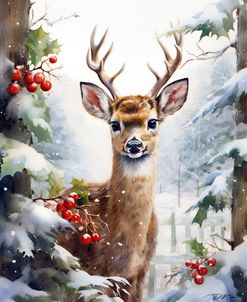 Reindeer Christmas Snow (4)