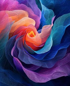 Vortex Of Colored Petals