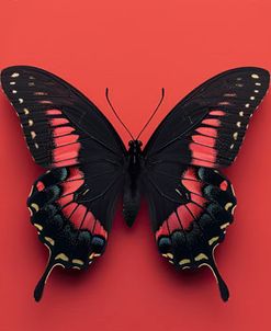 Black And Red Butterflies