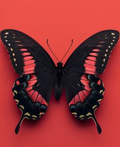 Black And Red Butterflies