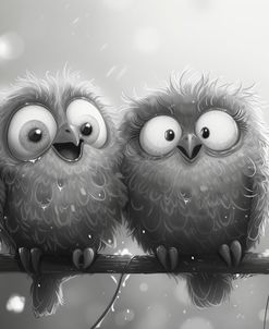 Black And White Owls