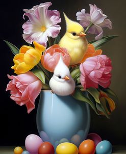 Flowers, Eggs And Birds 1