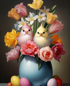 Flowers, Eggs And Birds 2