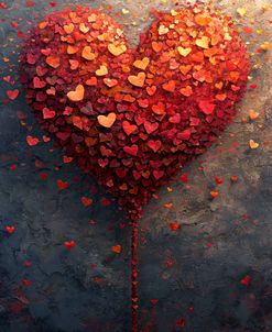 Tree Of Red Hearts
