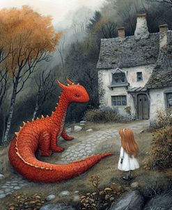 The Little Girl And The Red Dragon