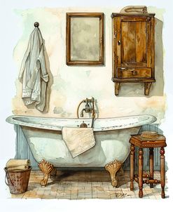 Vintage Poor Art Bathtub