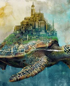 Turtle Carrying The City 1