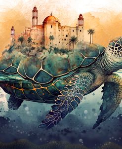 Turtle Carrying The City 2