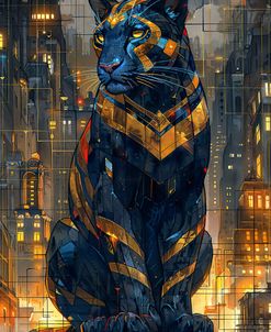 Black And Gold Panther