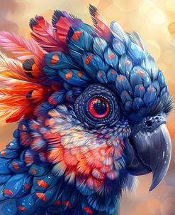 Blue Parrot Of Paradise