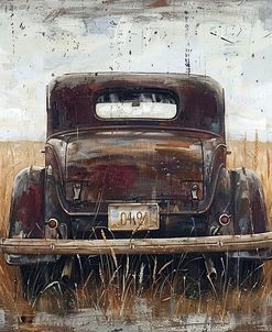 Car In Vintage Wheat