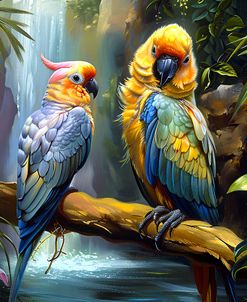 Pair Of Parrots