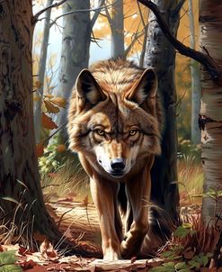 Wolf In The Forest