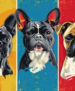 French Bulldog Color Poster