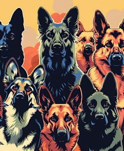 German Shepherd Poster