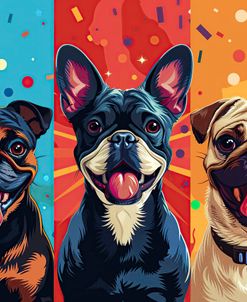 Various Bulldog Color Posters