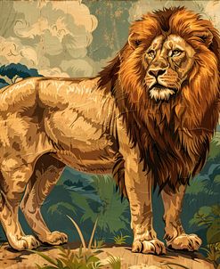 Vintage Lion Poster 1