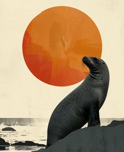 Seal And Sun Poster